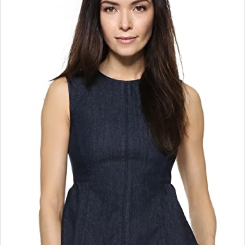 Theory Tweda peplum top S